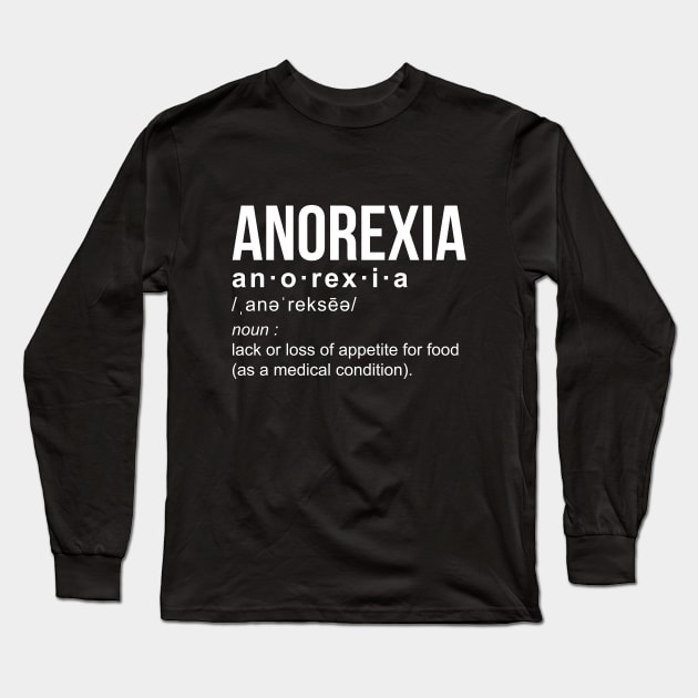 Anorexia definition shirt keep hope and stay alive Long Sleeve T-Shirt by stonefruit